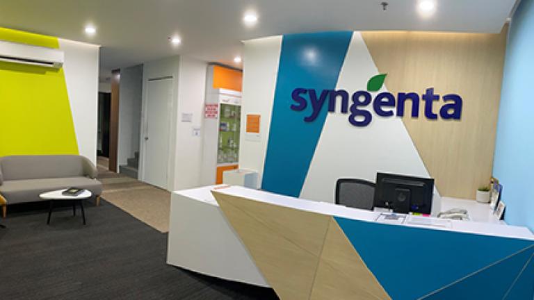 This is the entrance of Syngenta office.