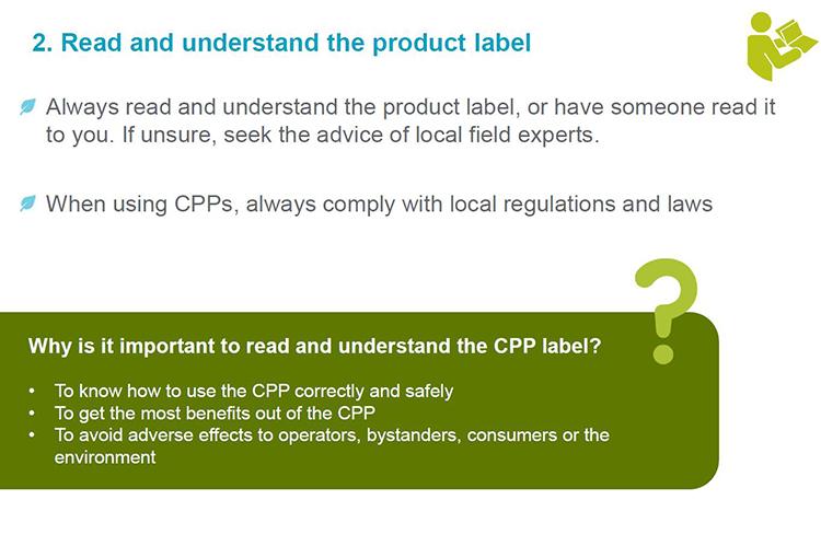 Read and understand the product label